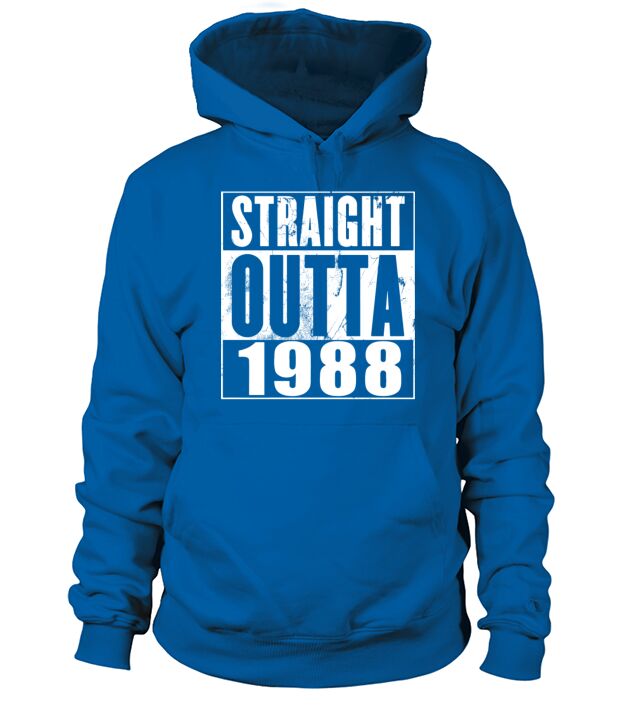 straight outta 1988 birthday t shirts Men's Hoodie
