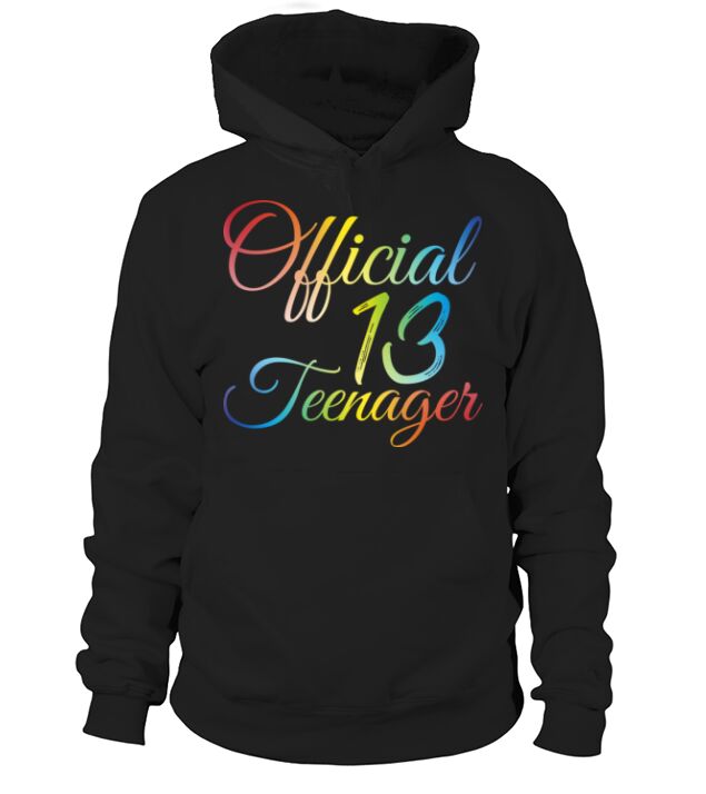 13th Birthday Colorful Official Teenager 2008 Men's Hoodie