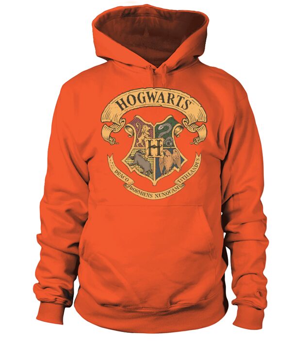 Harry Potter Hogwarts Coat of Arms small Men's Hoodie