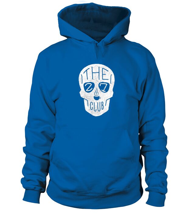 The 27 Club Coffee Skull Logo Hoodie Unisex