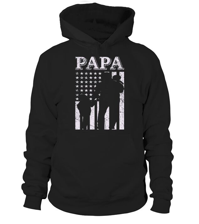 PAPA Happy fathers day gift Men's Hoodie