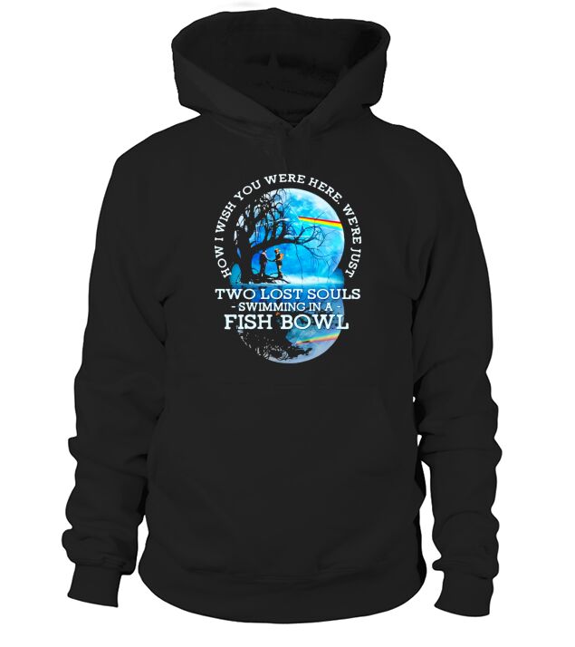 LGBT Pink Floyd how I wish you were here were just two lost souls swimming in a fish bowl Men's Hoodie