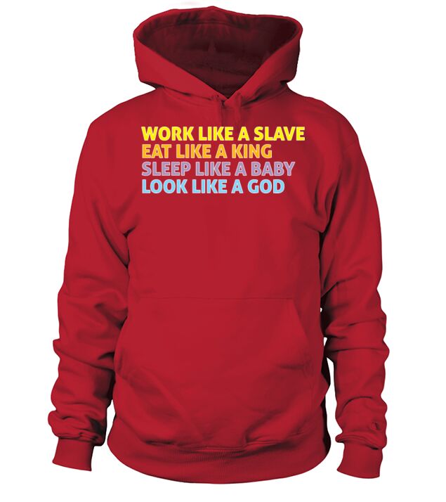 Work like a slave 3 Men's Hoodie