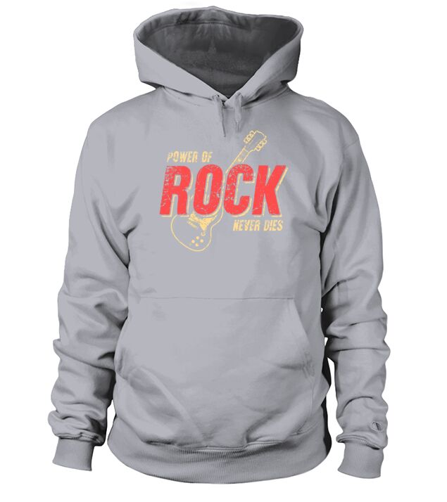 Rock Retro Rock and Roll Vintage Music Guitar Men's Hoodie