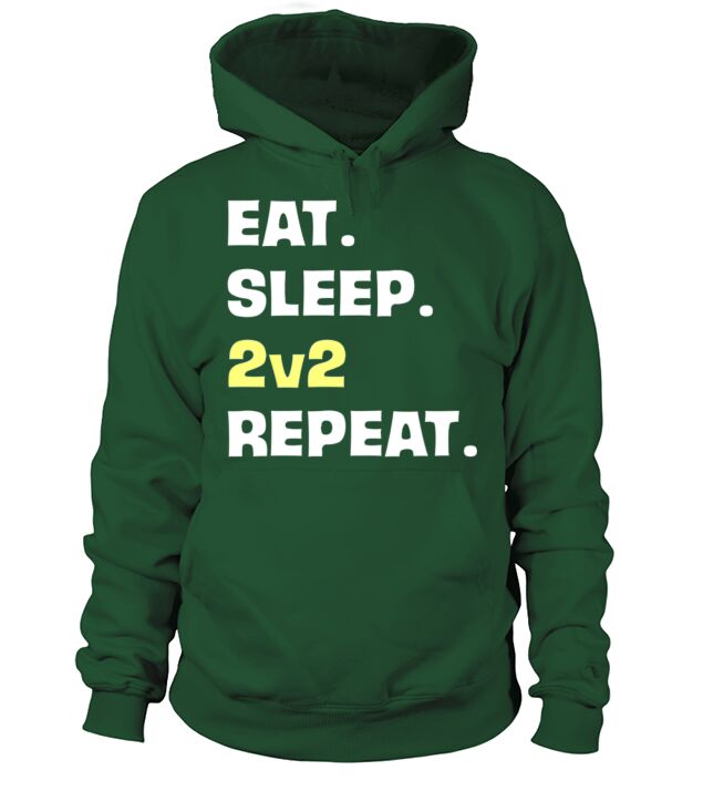 Eat Sleep 2v2 Repeat Clash T Shirt649 Men's Hoodie