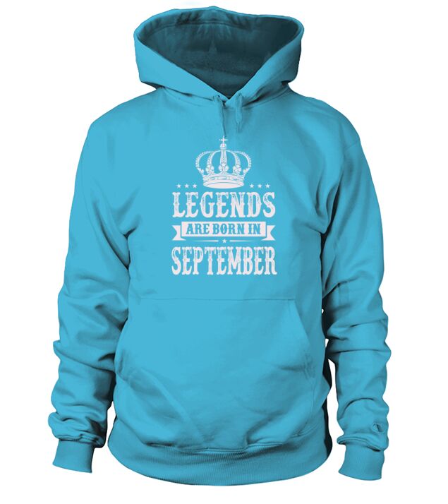 Legends Are Born In September Men's Hoodie