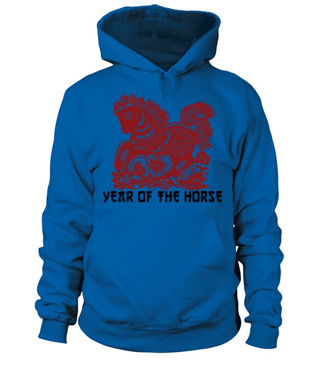 Year of The Horse Papercut Men's Hoodie