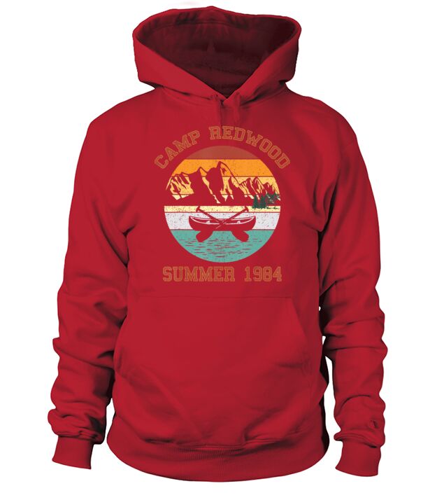 Retro Vintage Camp Redwood 1984 T Shirt Men's Hoodie