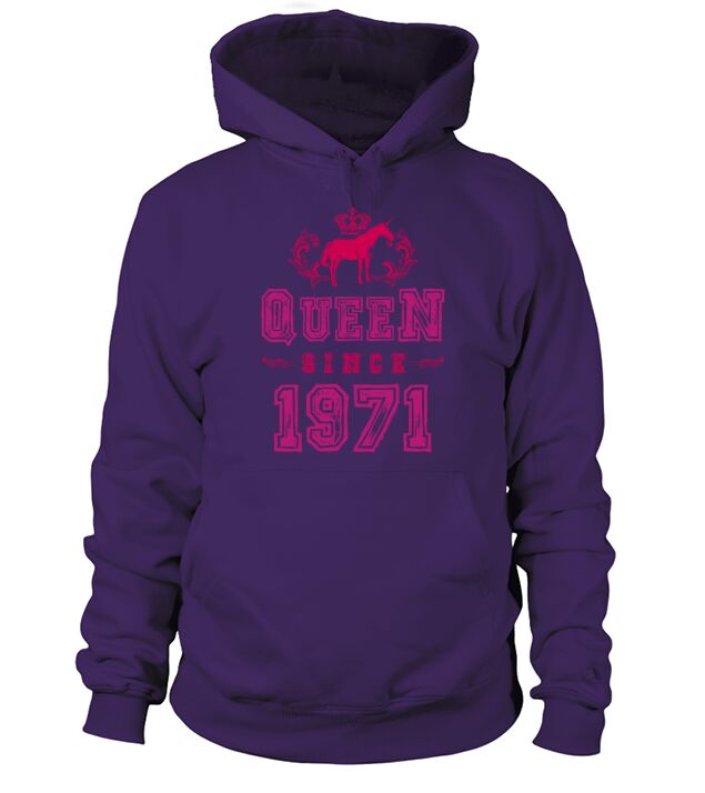 1971 Queen Unicorn Men's Hoodie