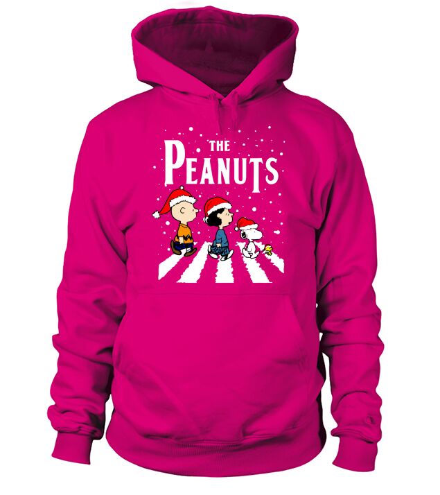 The Peanuts Abbey Road Christmas Snoopy Hoodie Unisex