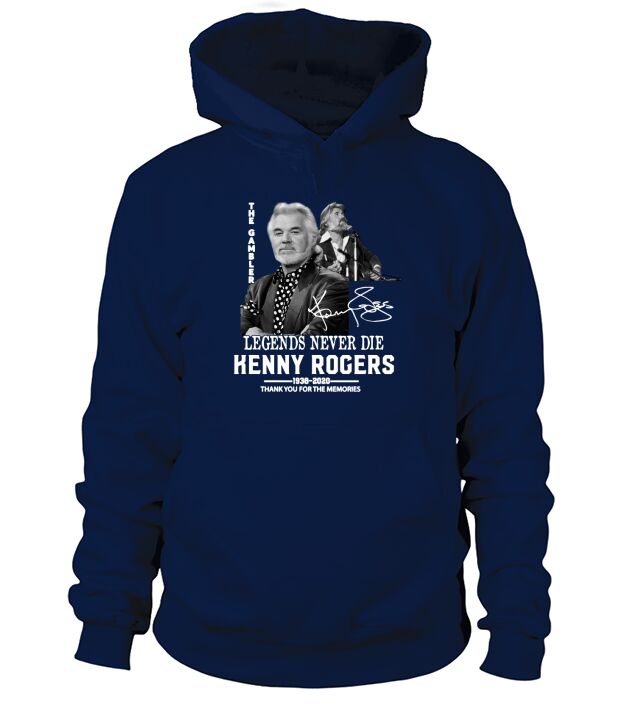 Legends Never Die Kenny Rogers 1938 2020 Signature Hoodie Unisex