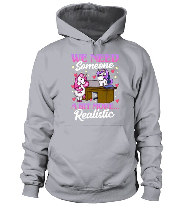 Unicorn Office Worker Job Interview Business Girl Men's Hoodie