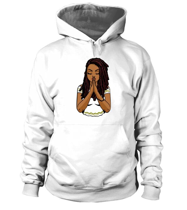 Melanin Poppin Black Girl Magic Plus Size Faith Based Hoodie Unisex
