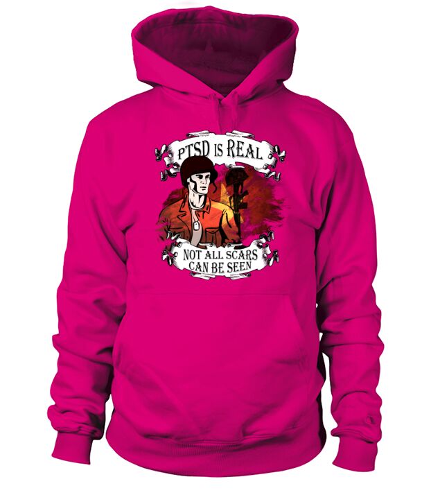 Vietnam Veterans T-shirt - PTSD is real Men's Hoodie