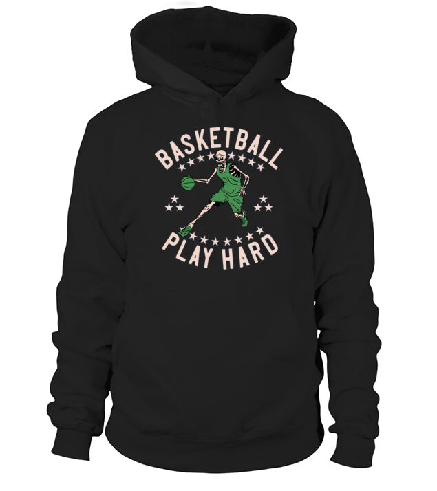 Basketball skeleton jersey player game basket Men's Hoodie