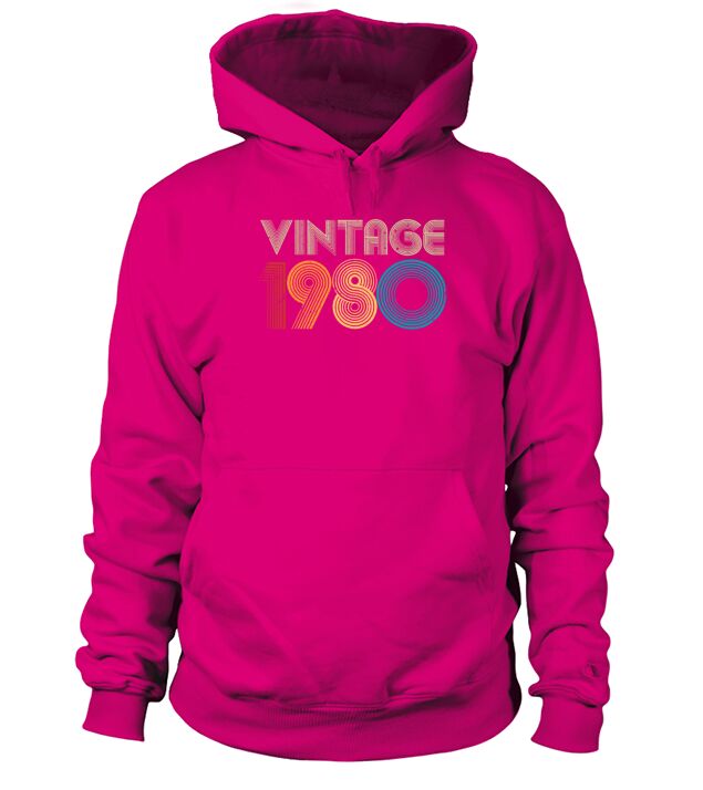 Vintage 1980 Men's Hoodie