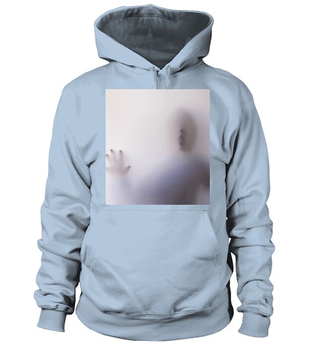 Person Behind White Cover Men's Hoodie
