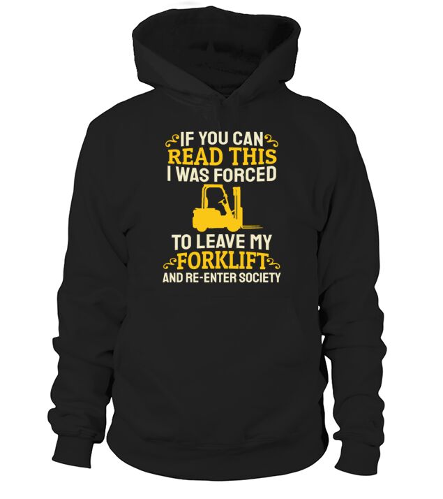 Forklift Driver Operator Forklifter Hoodie Unisex