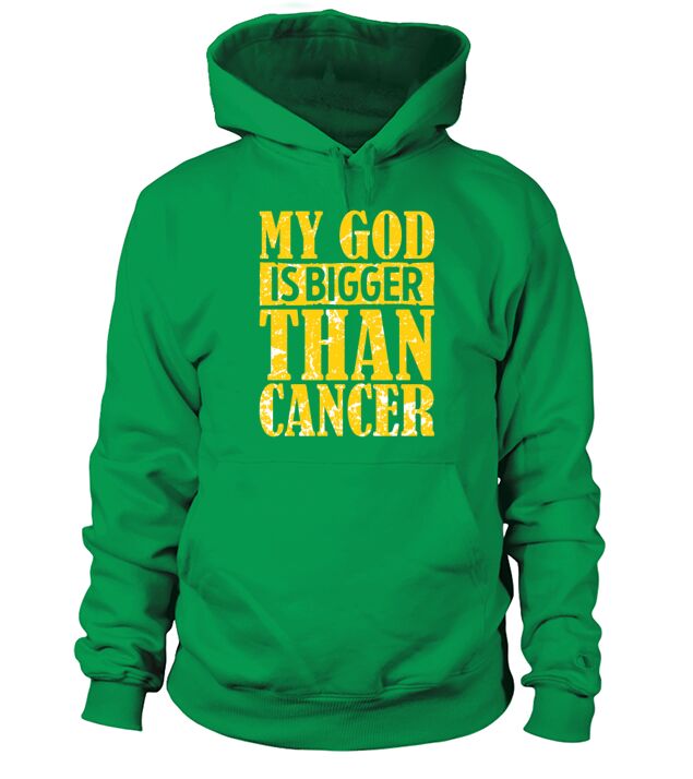 My God Is Bigger Than Cancer Men's Hoodie
