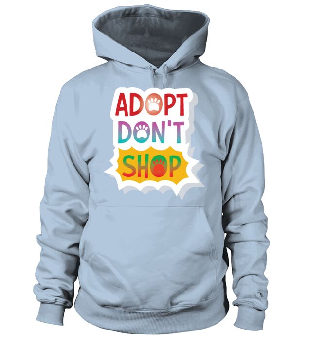 Adopt dont shop funny quotes Men's Hoodie