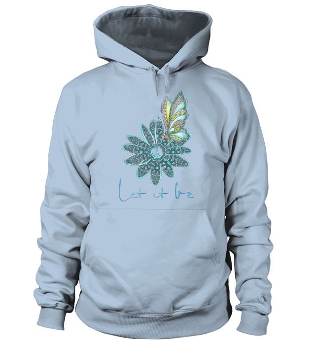 The Beatles Flower Butterfly Let It Be Hoodie Unisex