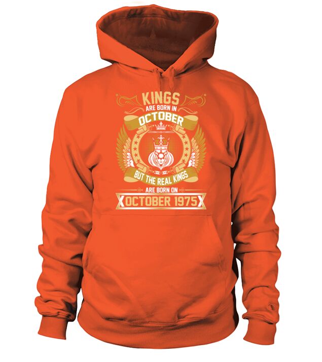 The Real Kings Are Born On October 1975 Men's Hoodie