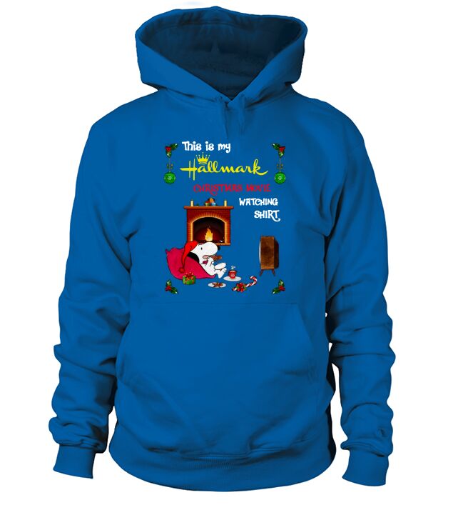Snoopy This is my Hallmark Christmas movie watching shirt - Sweat Shirt Hoodie Unisex