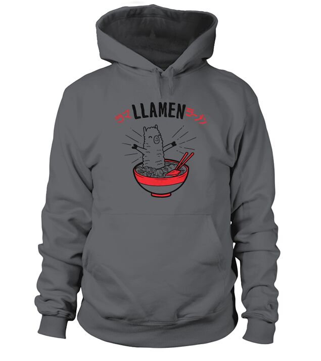 Mens Llamen Funny Llama Hoodie Unisex