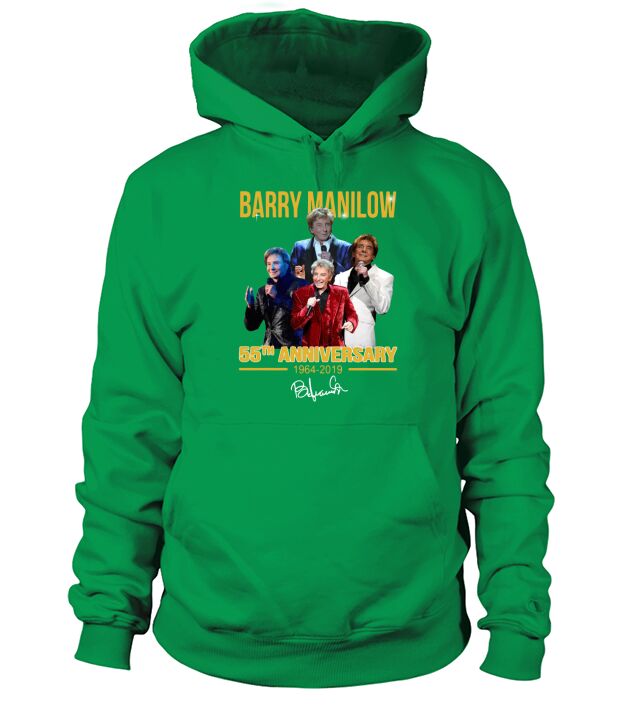 Barry Manilow 55th anniversary 1964-2019 signature shirt Hoodie Unisex
