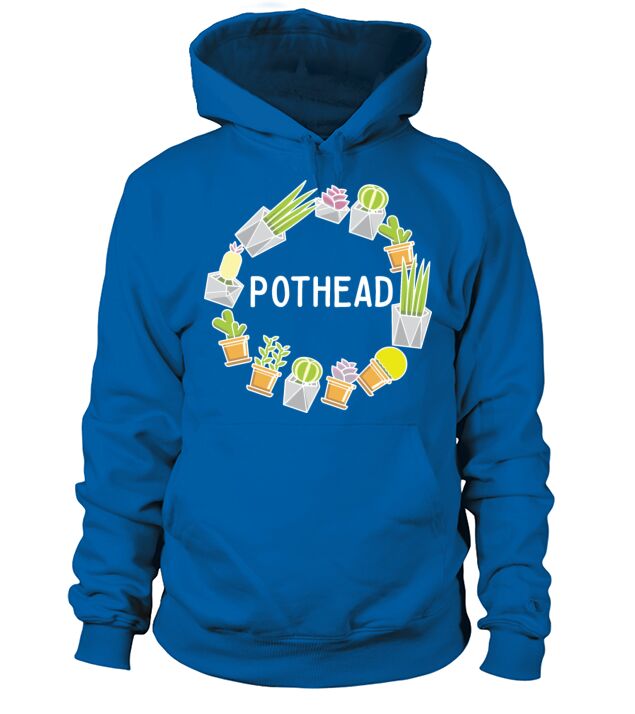 Pothead Succulent Cactus Cacti Gardening Gift Men's Hoodie