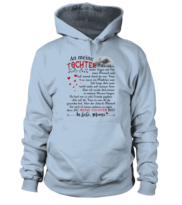 Mama An meine tochter - Unisex Long Sleeve Hoodie Unisex