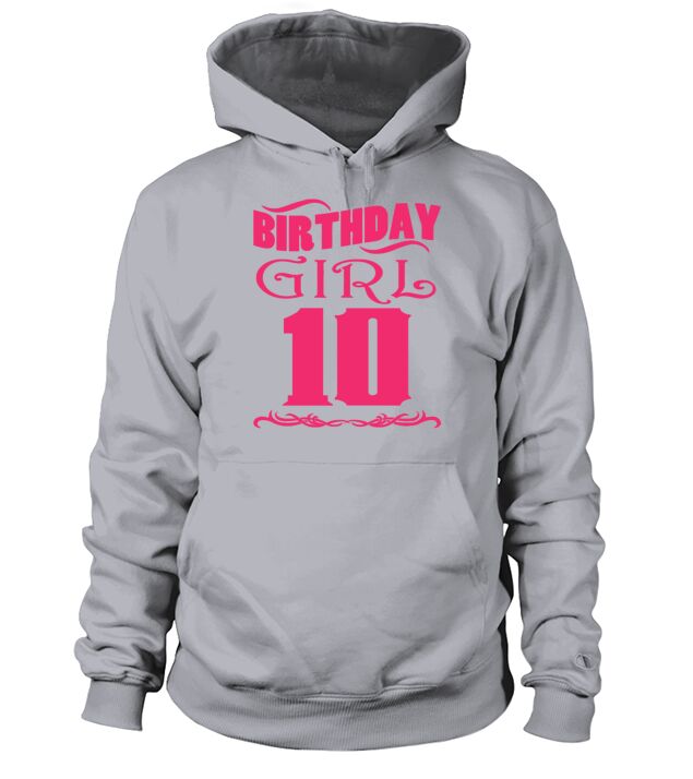 Birthday Girl 10 years old Men's Hoodie
