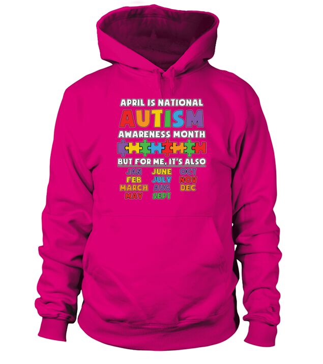 Autism Awareness - Autistic Puzzle I Wear Blue Men's Hoodie