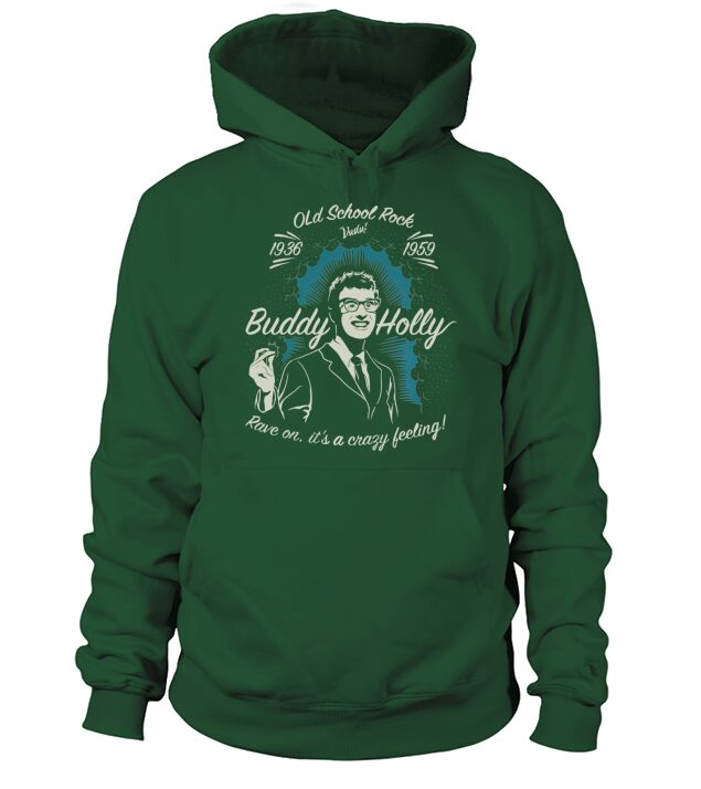 Buddy Holly Rave On Hoodie Unisex