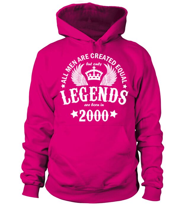 Legends are Born in 2000 Men's Hoodie