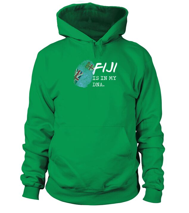 Fiji Flag Fingerprint Gift Men's Hoodie