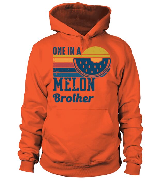 Family summer Watermelon Vintage One In A Melon Men's Hoodie
