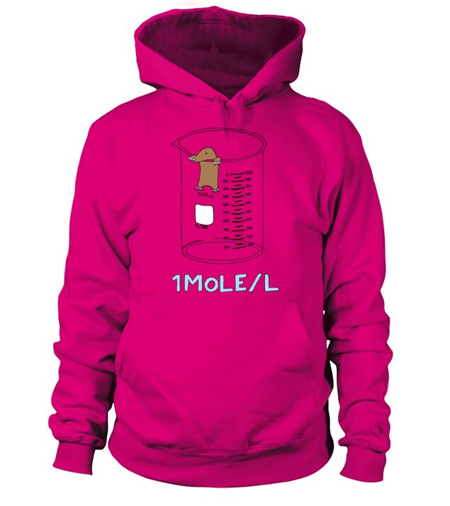 Chemistry 1 Mole per Litre for Mole or Avogadros Men's Hoodie