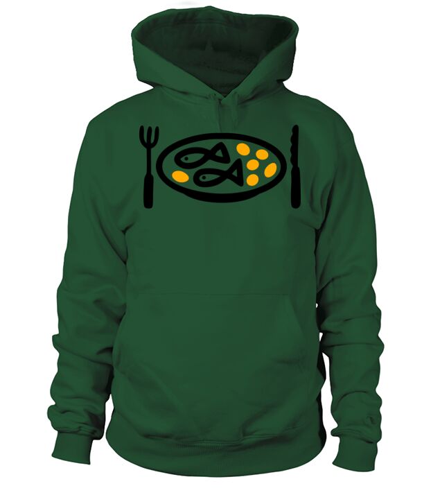 Fish with potatoes - V2 Men's Hoodie