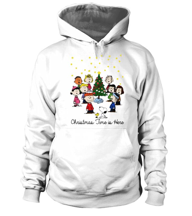 The Peanuts Gang christmas time is here Hoodie Unisex