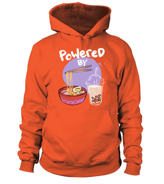 Ramen Bubble Tea Boba Japanese Noodles Anime Men's Hoodie