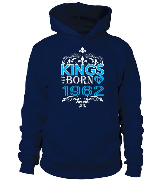 Kings Are Born In 1962 Happy Fathers Day Men's Hoodie