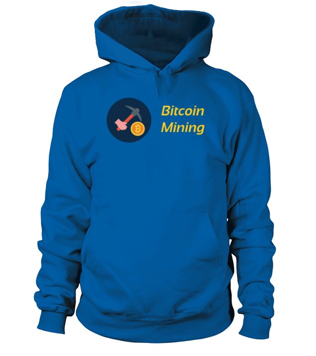 bitcoin mining Men's Hoodie