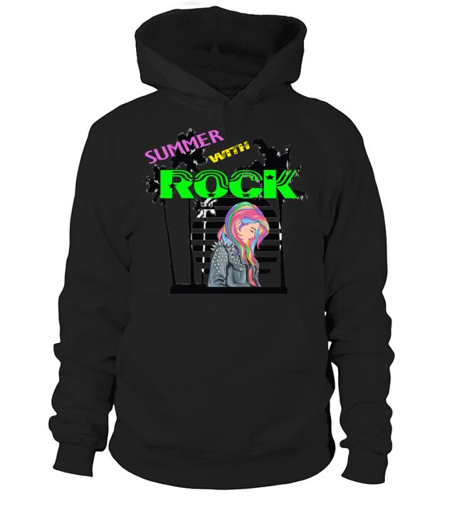 SUMMER WITH ROCK Men's Hoodie