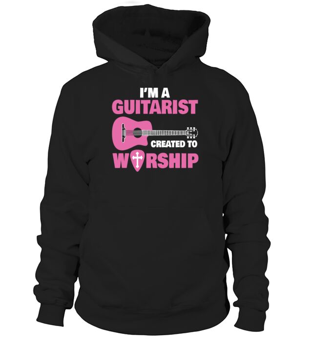 Christian Music Guitar Jesus Apparel Hoodie Unisex