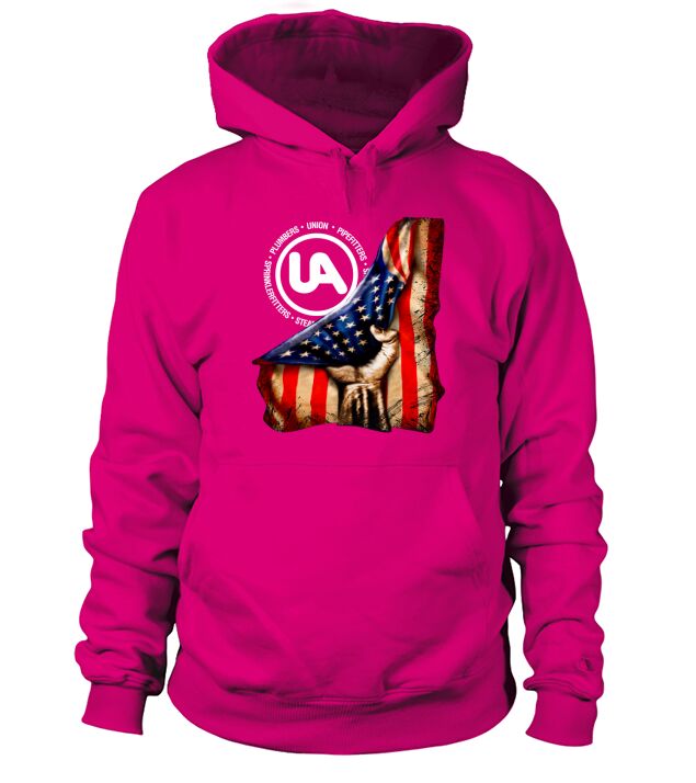 Plumbers Union Pipefitters American Flag Hoodie Unisex