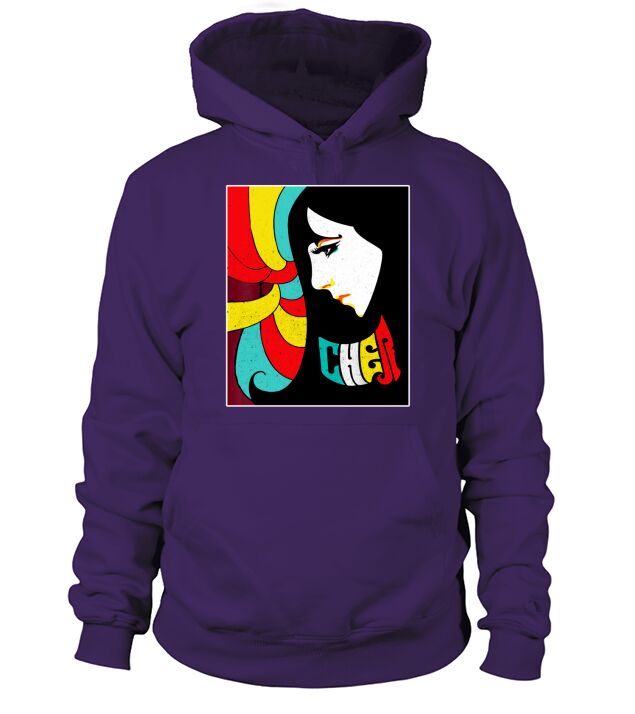 Cher Retro Distressed Hoodie Unisex
