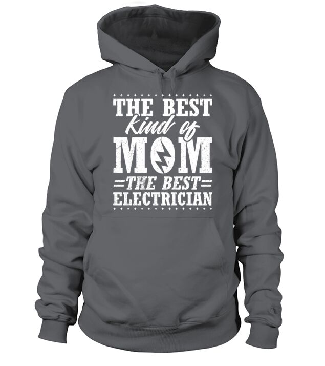 Humor Electrician Design Quote Raises An Electrici Men's Hoodie