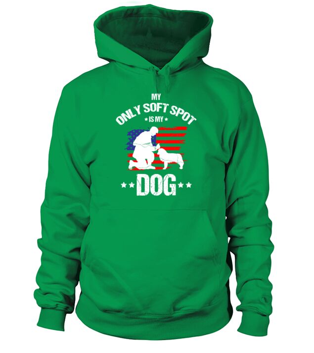 I have a Soft Spot for my Dot Veterans Day Quote Men's Hoodie