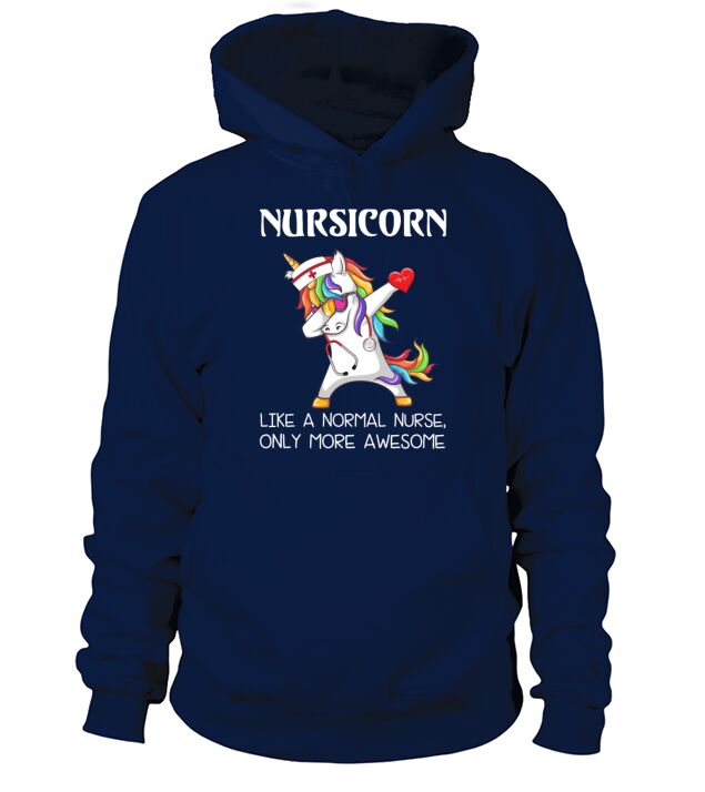 Dabbing Unicorn Nursicorn Like A Normal Nurse Men's Hoodie